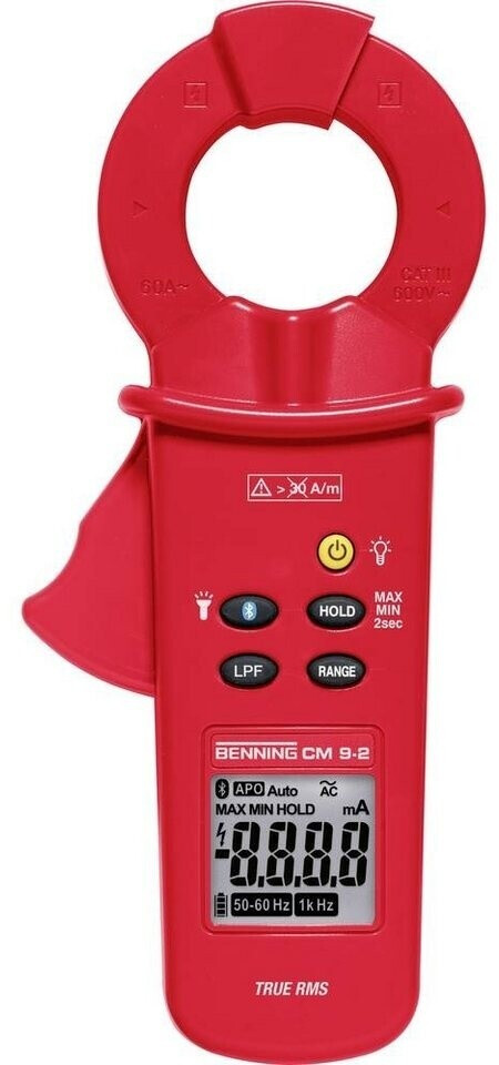 Digital-Stromzangen-Multimeter Benning CM 2-1 044689 TRUE-RMS *NEU