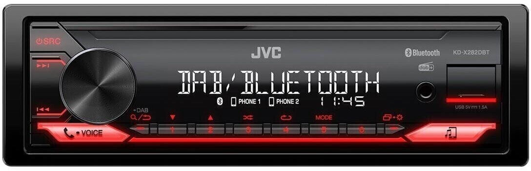 Autoradio Cd Jvc Kd-x482dbt Noir à Prix Carrefour