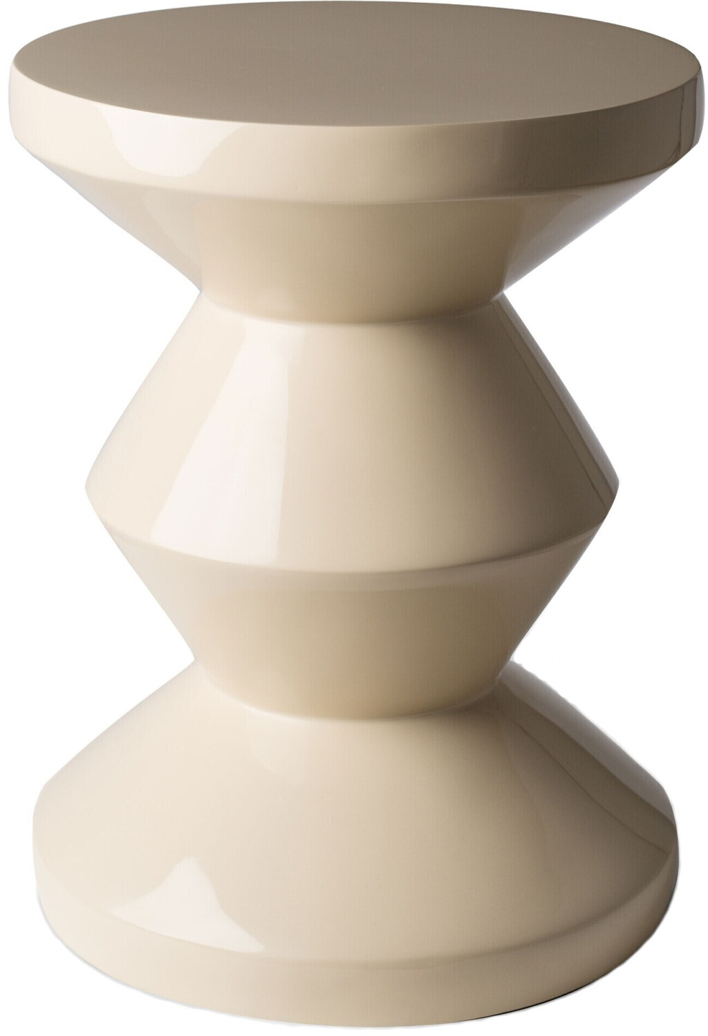 Pols Potten Zig Zag - Stool/Low 46x35,5cm Light Beige