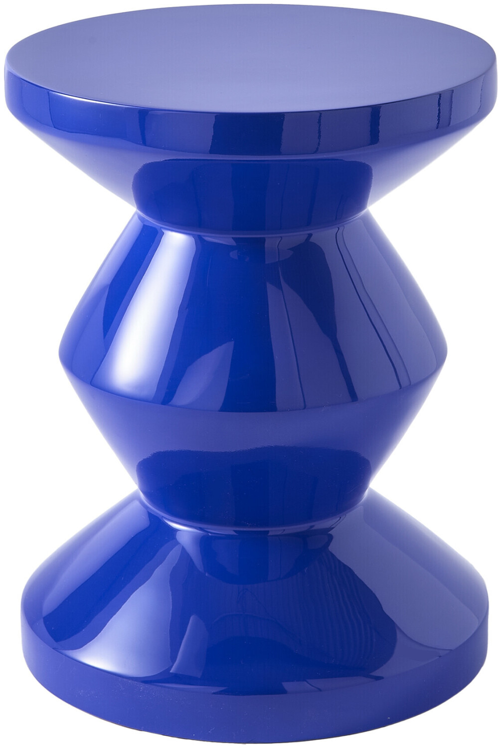 Pols Potten Zig Zag - Stool/Low Table 46x35,5cm Dark Blue