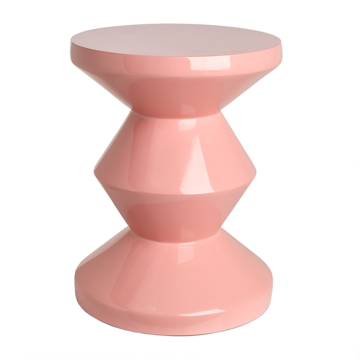 Pols Potten Zig Zag - Stool/Low 46x35,5cm Flamingo Pink