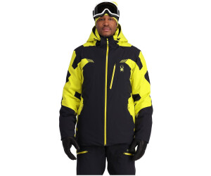 Buy Spyder Mens Leader Insulated Jacket black citron from 455.20