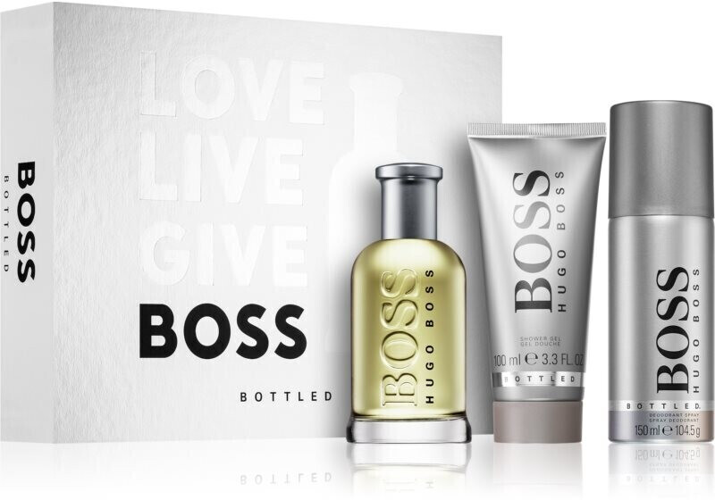 Buy Hugo Boss Boss Bottled Eau de Toilette Set EdP 100ml SG 100ml DS 150ml from 58.99 Today Best Deals on idealo