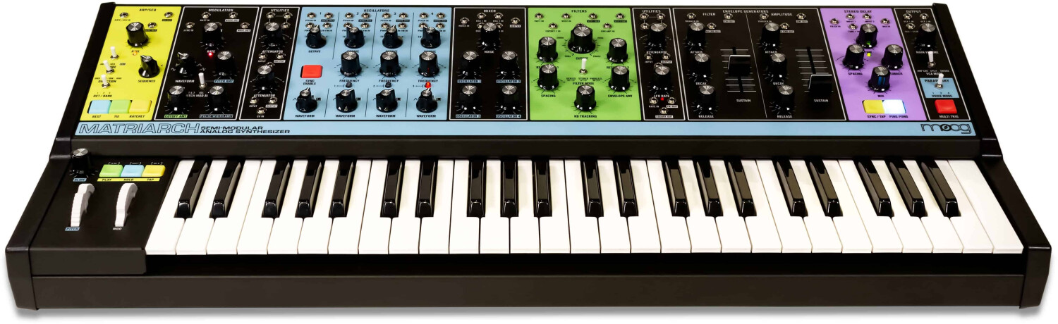 Moog Matriarch coloré/noir