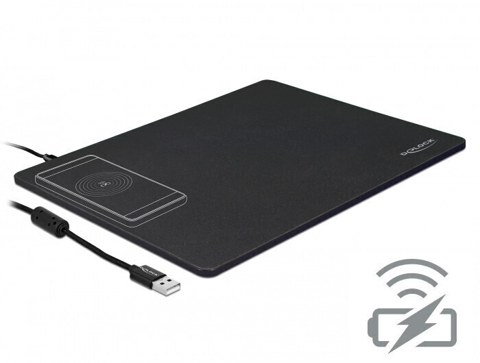 DeLock USB Mouse Pad with Wireless Charging function