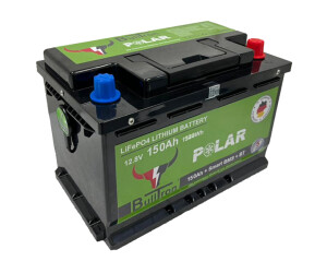 Supervolt POLAR LiFePO4 100Ah 12,8V mit Heizung Lithium Batterie für  Wohnmobil