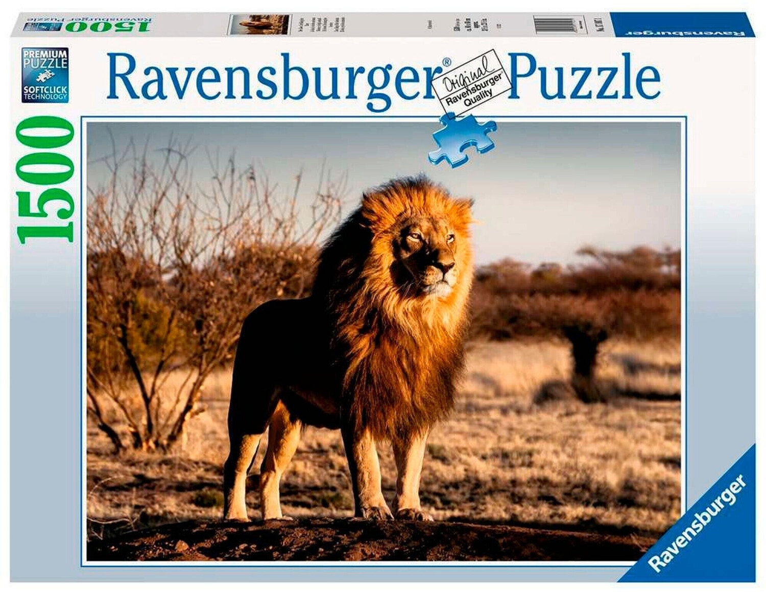 Ravensburger Le lion, le roi des animaux (1500 pièces)
