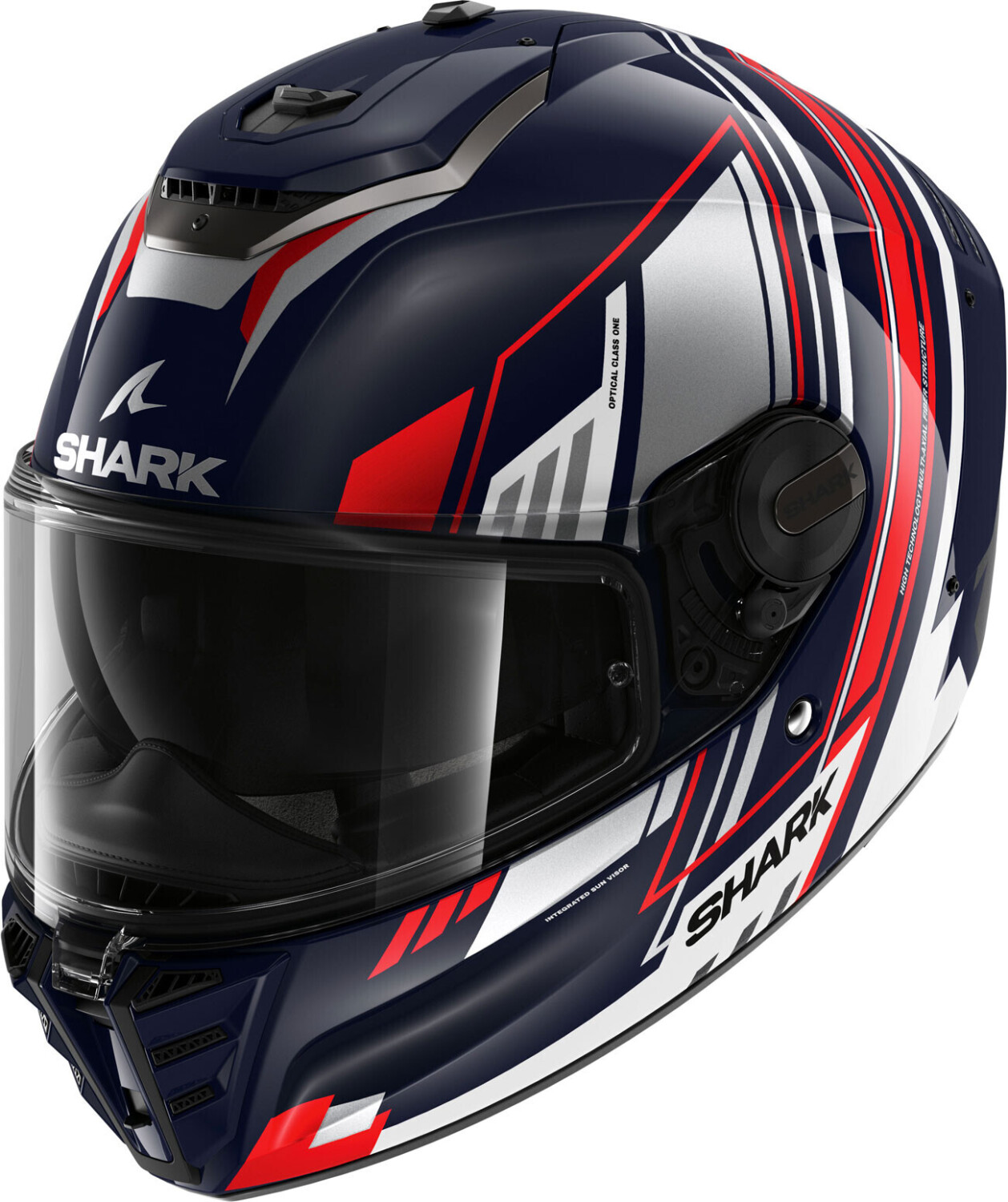 casque moto intégral shark spartan rs shaytan mat noir rouge