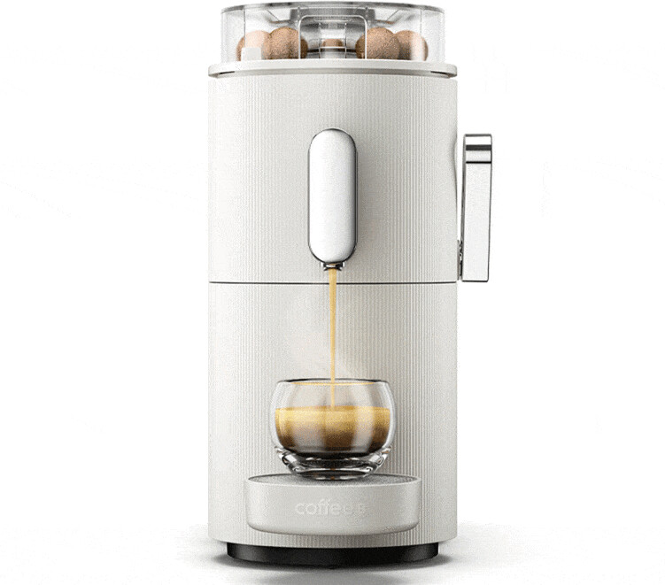Machine CoffeeB - Noire - 54 boules de café offertes - Café Royal