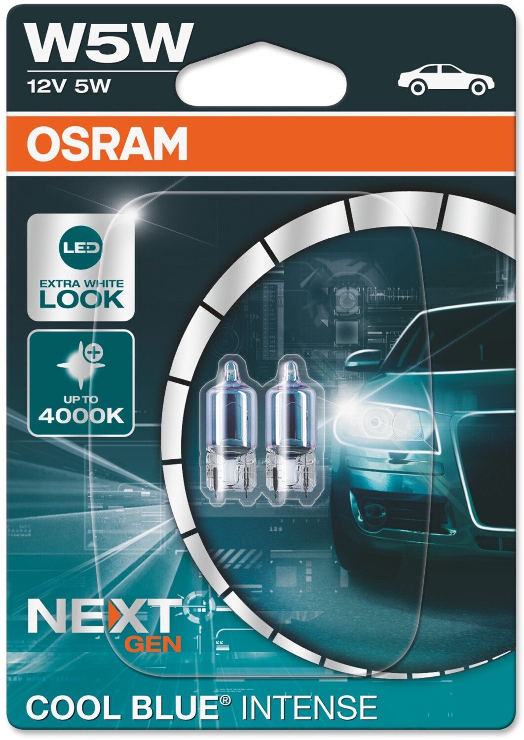 Osram Cool Blue Intense NextGeneration W5W (2825CBN-02B) ab 3,85 €