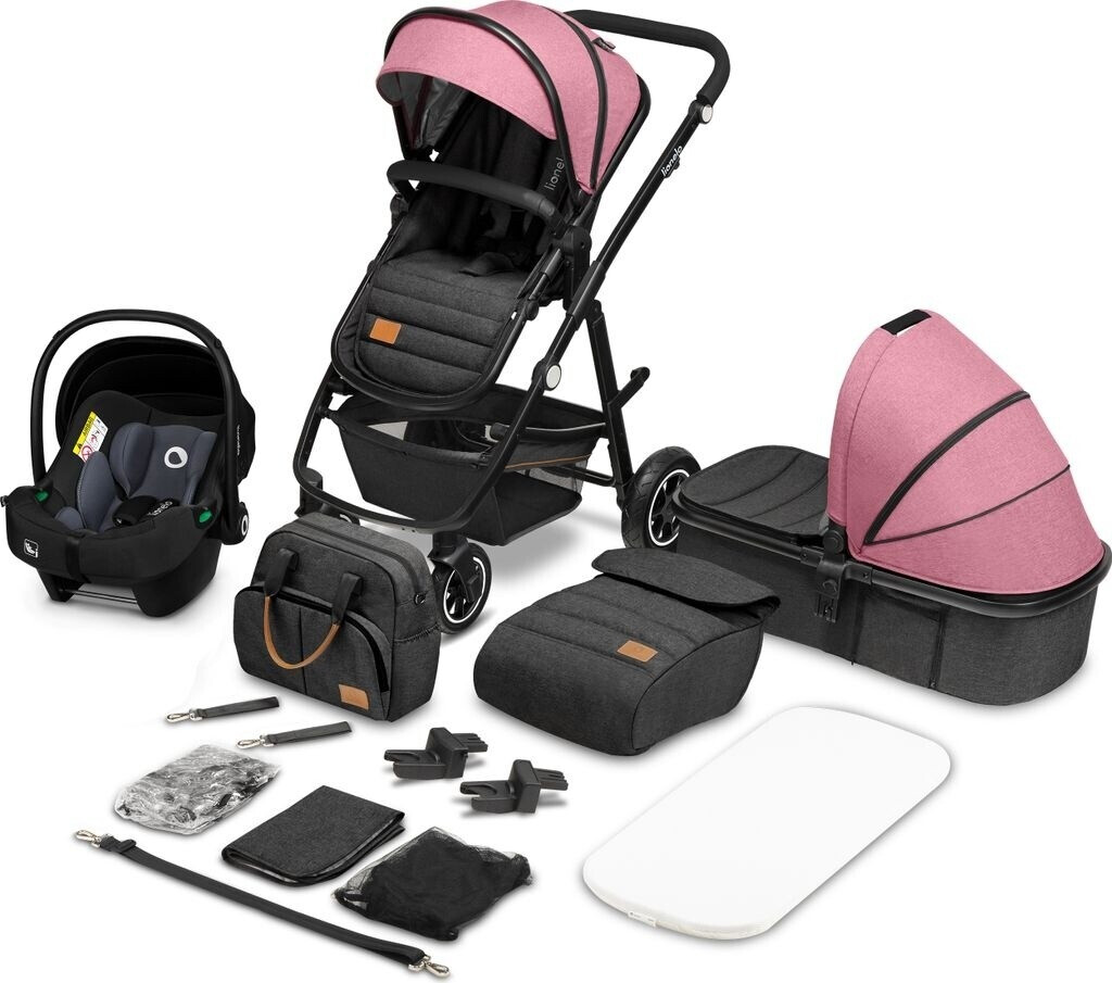Lionelo Amber 3in1 pink rose