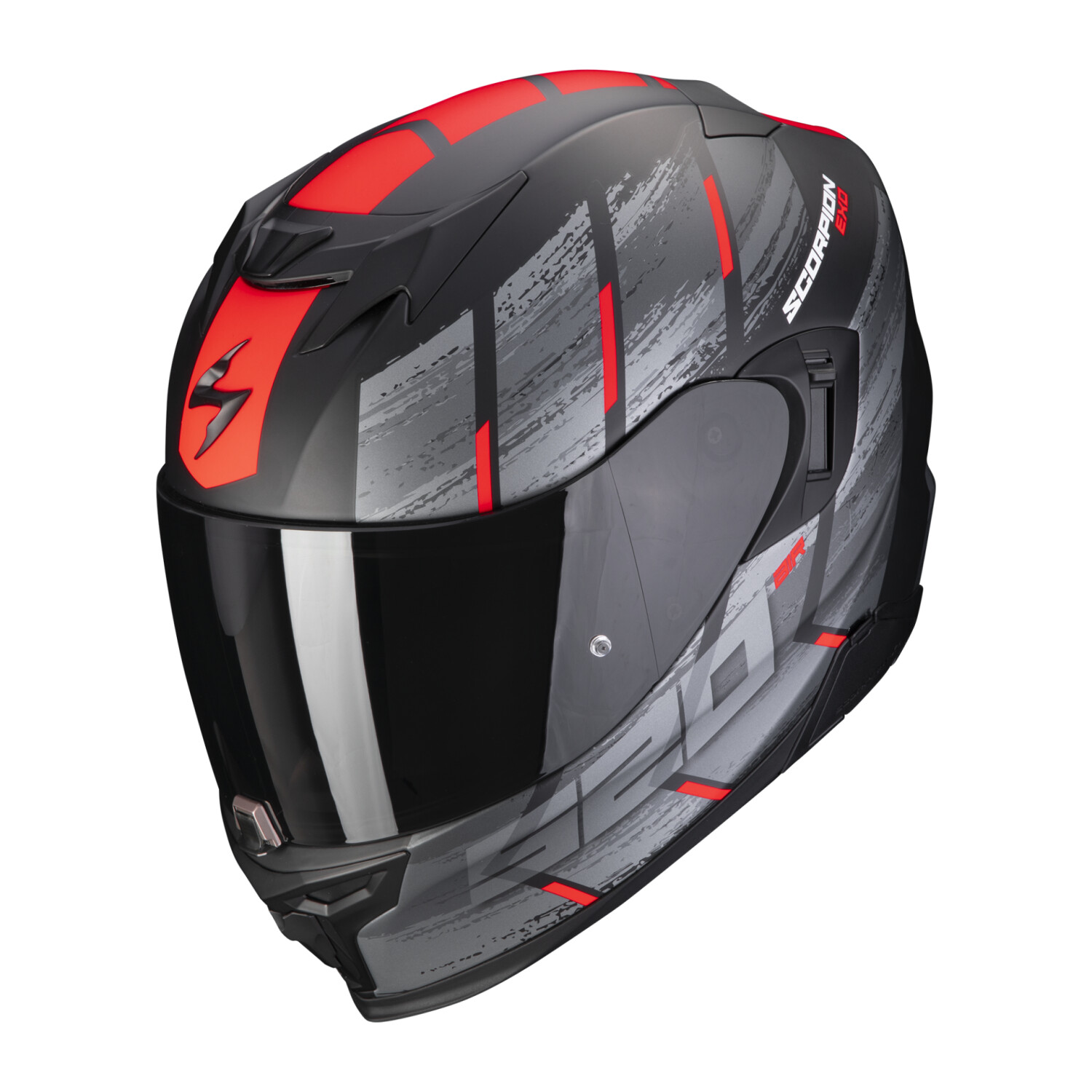 Photos - Motorcycle Helmet Scorpion Exo-520 Evo Air Maha Matt black/red 
