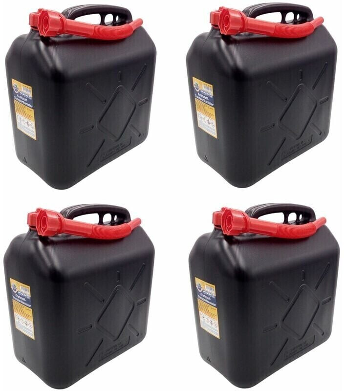 kanister-vertrieb® 4 Stück 20 Liter Kanister