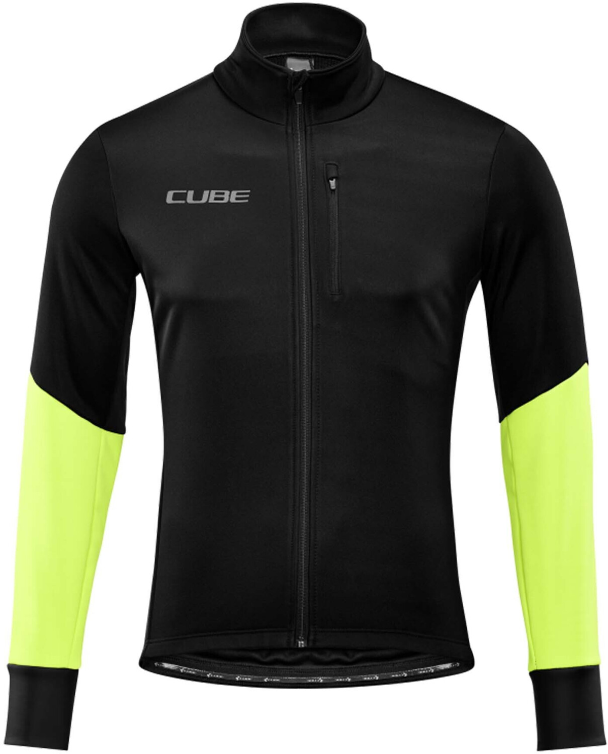 Cube Blackline Softshell Jacket Safety (black´n´neon yellow)