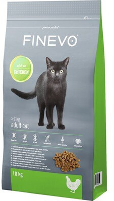 FINEVO Katze adult Huhn Trockenfutter 10kg Katzen Katzenfutter