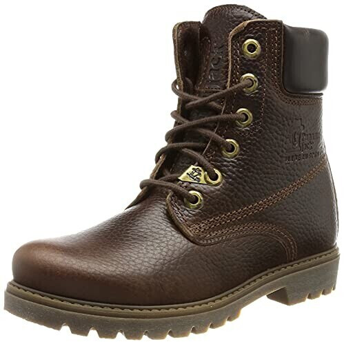 Panama Jack Damen Mooly Combat Boot – Wasserdichtes Nappaleder, Mit Fellfutter, Flache Sohle, Made In Spain