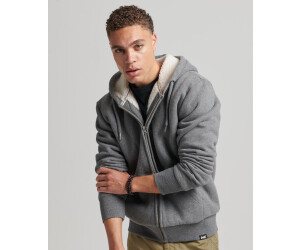 Superdry Borg Lined Hood Full Zip Sweatshirt grey M2012346A 5XZ