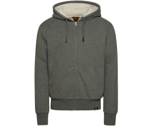 womens Borg Lined Zip Hoodie in Mariner Navy | UK