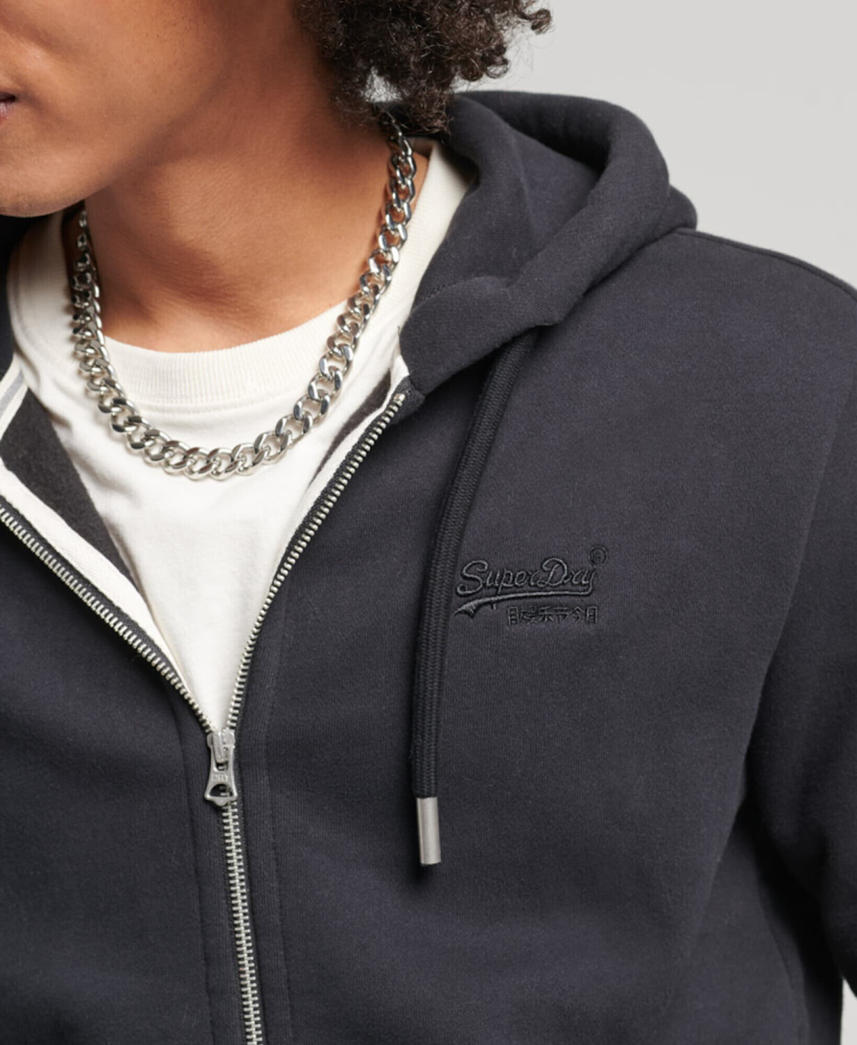 Superdry Vintage Logo Emb Hood Full Zip Sweatshirt black (M2012400A-02A)