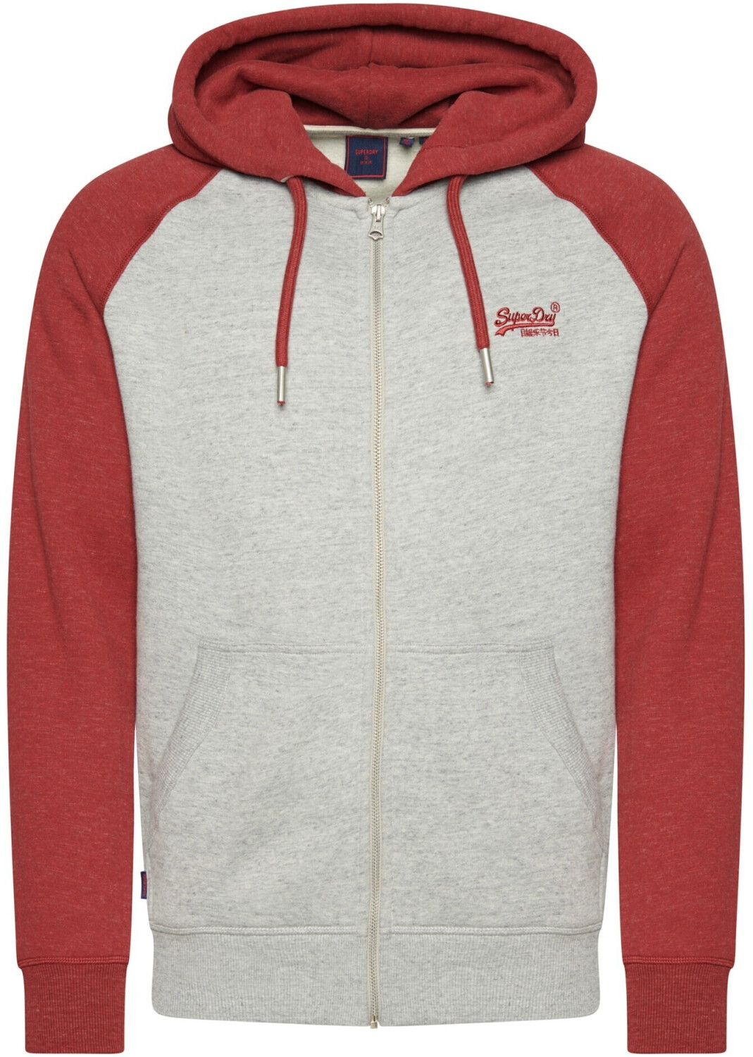 Superdry Vle Baseball Hood Full Zip Sweatshirt red (M2012402A-6YC)