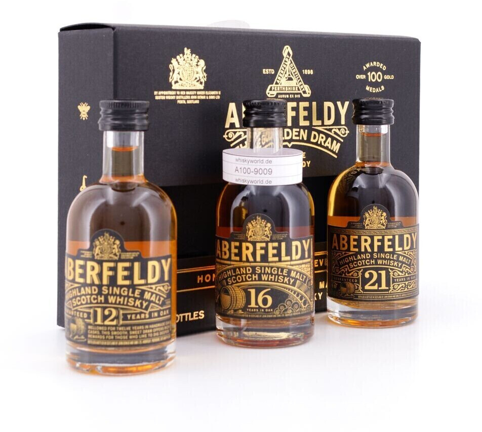 Aberfeldy Miniatur Collection The Golden Dram 3x0,05l 40%