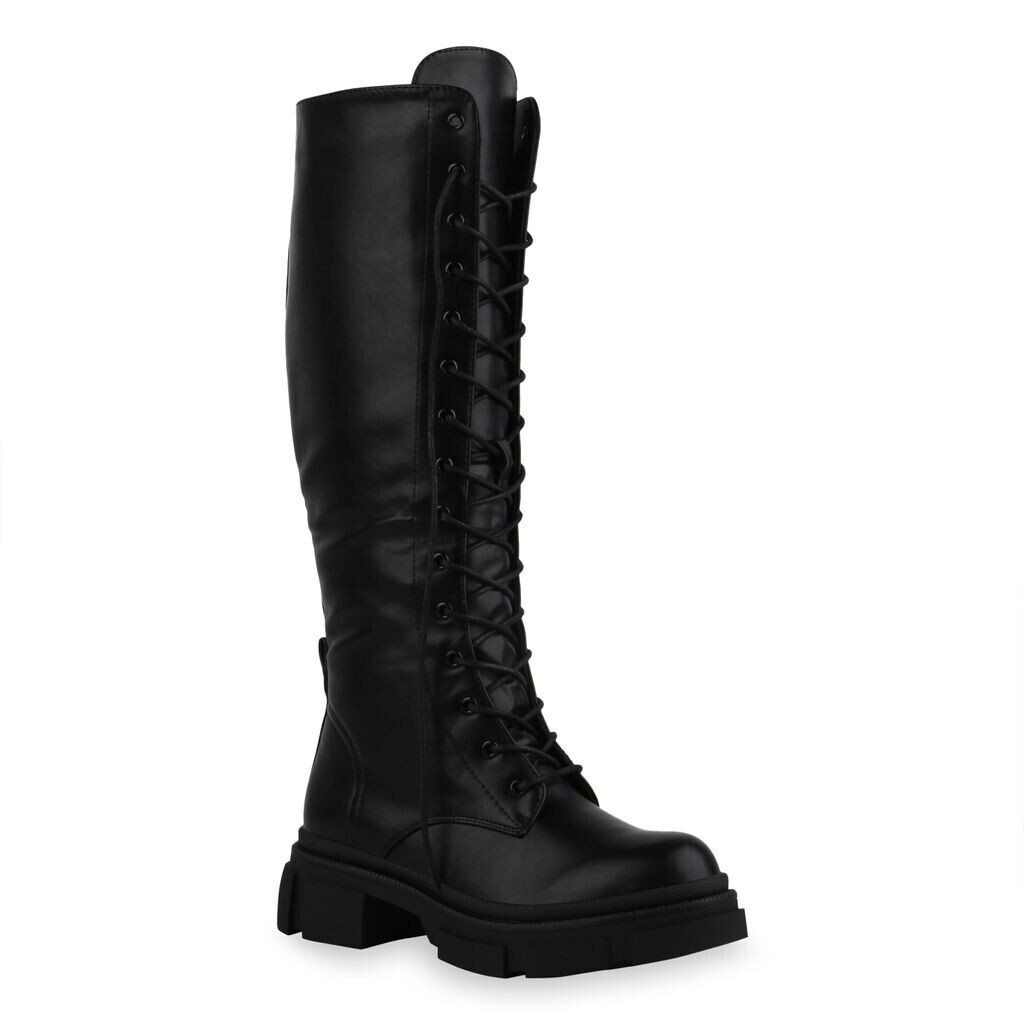 Damen Winterstiefel Gefüttert - Rutschfeste Schneestiefel Mit Chunky Heel