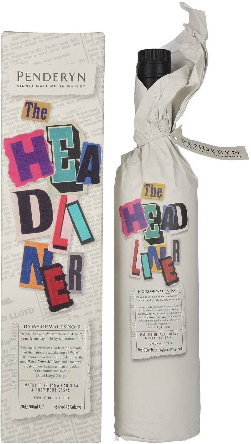 Penderyn Distillery The Headliner Icons of Wales #9 46% 0,7l