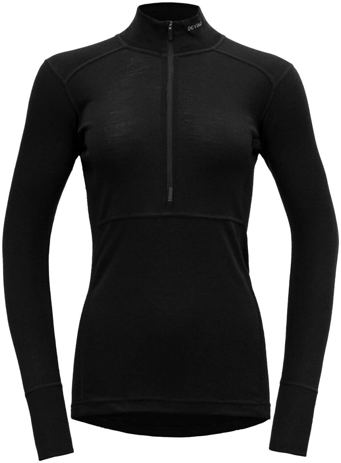 Devold Lauparen Merino 190 Zip Neck Wmn black