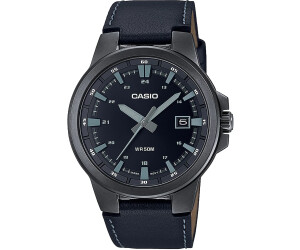 Reloj Casio MTP-VD01L-1E Negro Cuero Fechador