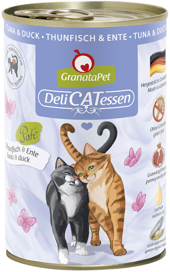 GranataPet DeliCatessen tuna and duck wet food 400g