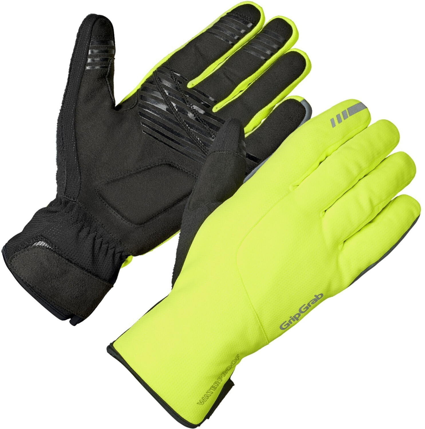GripGrab Polaris 2 Waterproof Winter Gloves (black-yellow)
