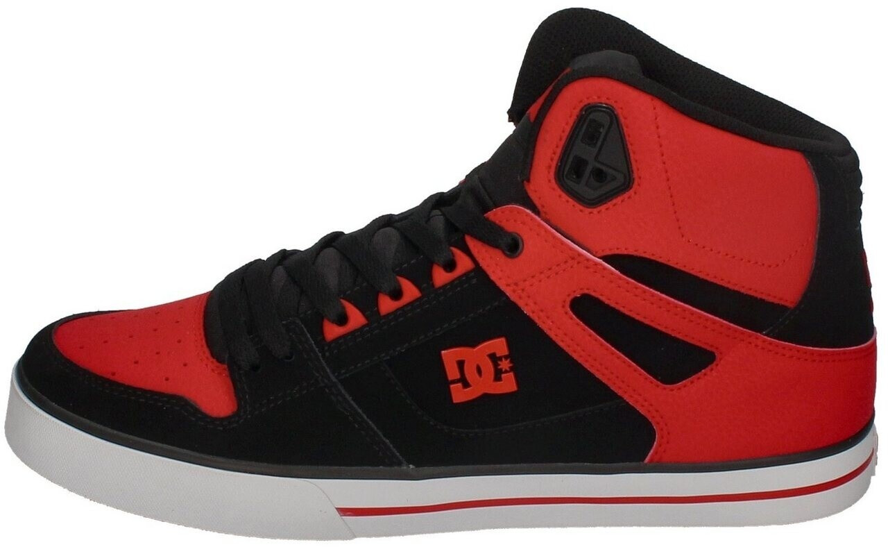 DC Shoes Pure SE Hi Top fiery red/white/black