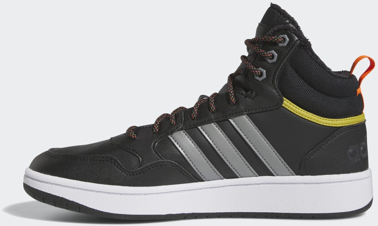 Adidas Hoops 3.0 Mid Winterized core black/iron metallic/pulse olive