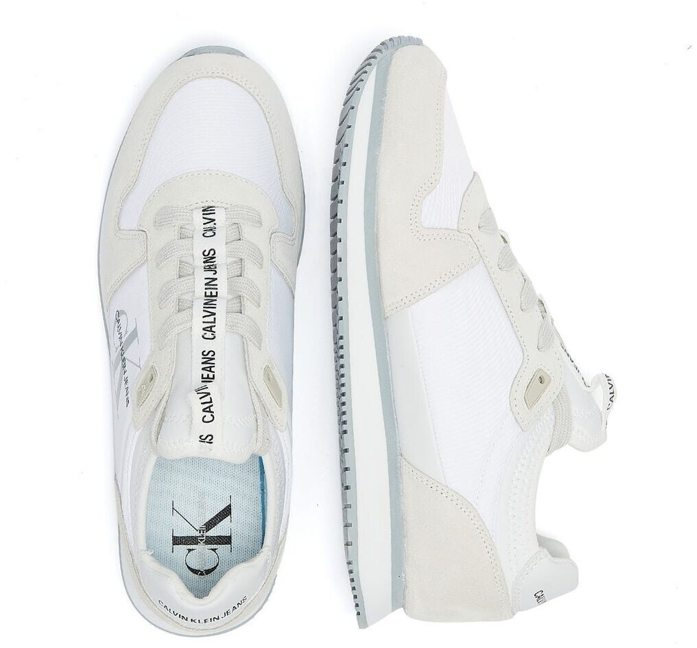 calvin klein trainers white womens