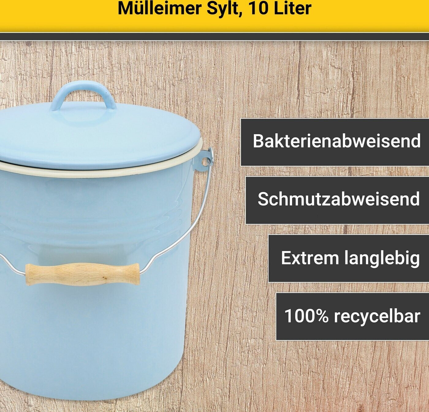 Mülleimer Serie TRIEST emailliert, 10 Liter bei Marktkauf online bestellen