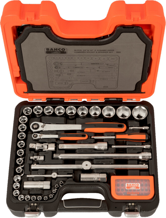 Bahco S95 - 1/4 et 1/2 - 95 pcs