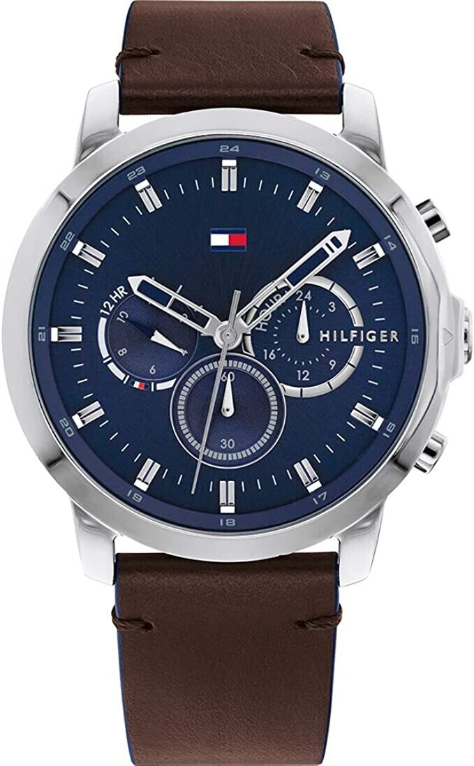 Tommy Hilfiger Men's Brown Leather Analogue Watch 1791797
