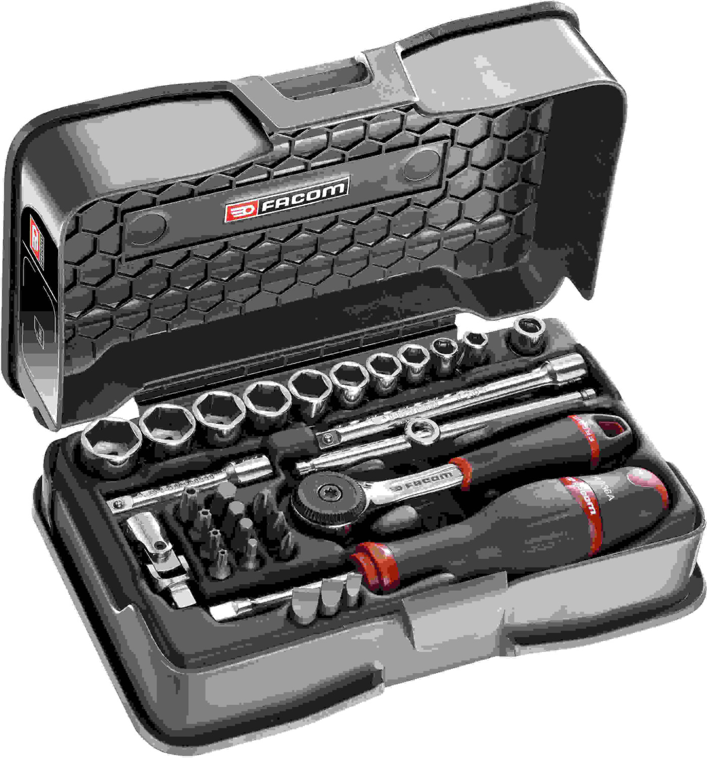 Facom R.161-5P6 - 1/4 6 pans - 31 pcs