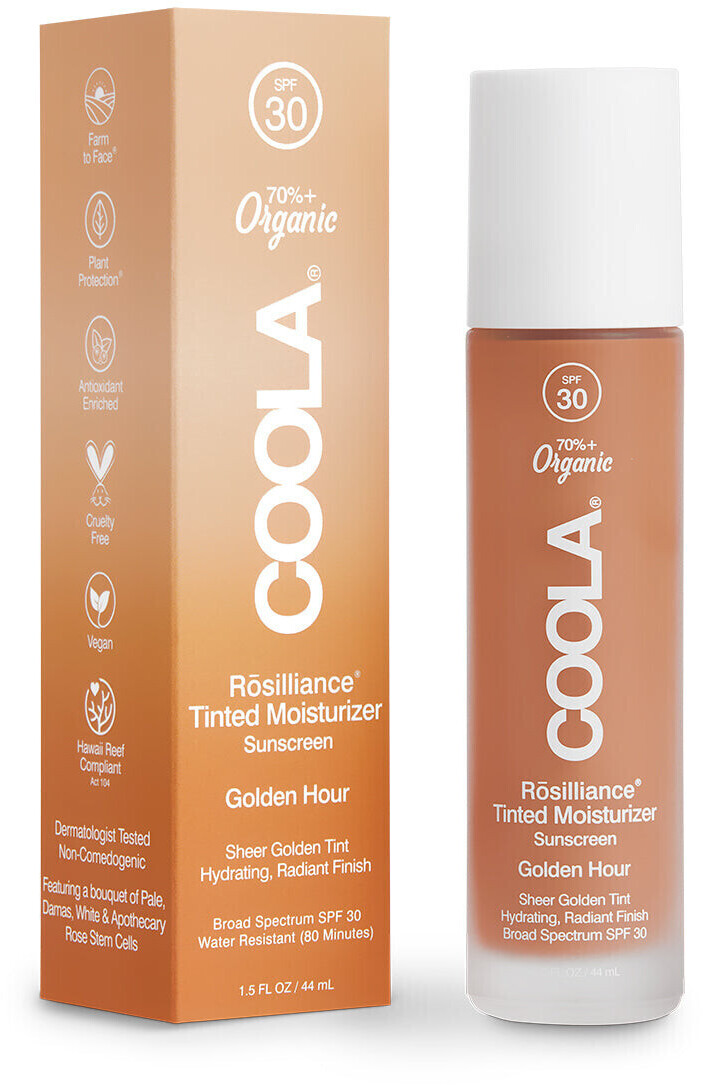Coola Rosilliance Tinted Moisturizer Organic Sunscreen SPF 30 (44ml) Golden Hour
