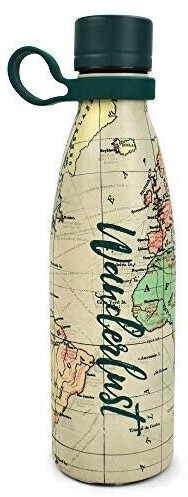 Legami Hot&Cold Vacuum Jug 500 ml map print
