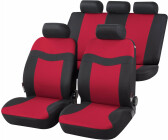 ▷ Universal Sitzbezüge Wabendesign im 2er Set Schwarz/Rot