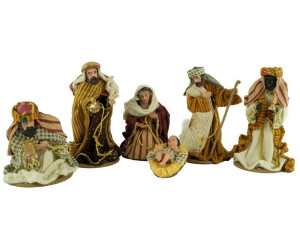 dekoprojekt Krippenfiguren mit Stoffbekleidung (K114) 4,5–13 | ab cm 6-tlg. Preisvergleich 39,95 bei 13cm €