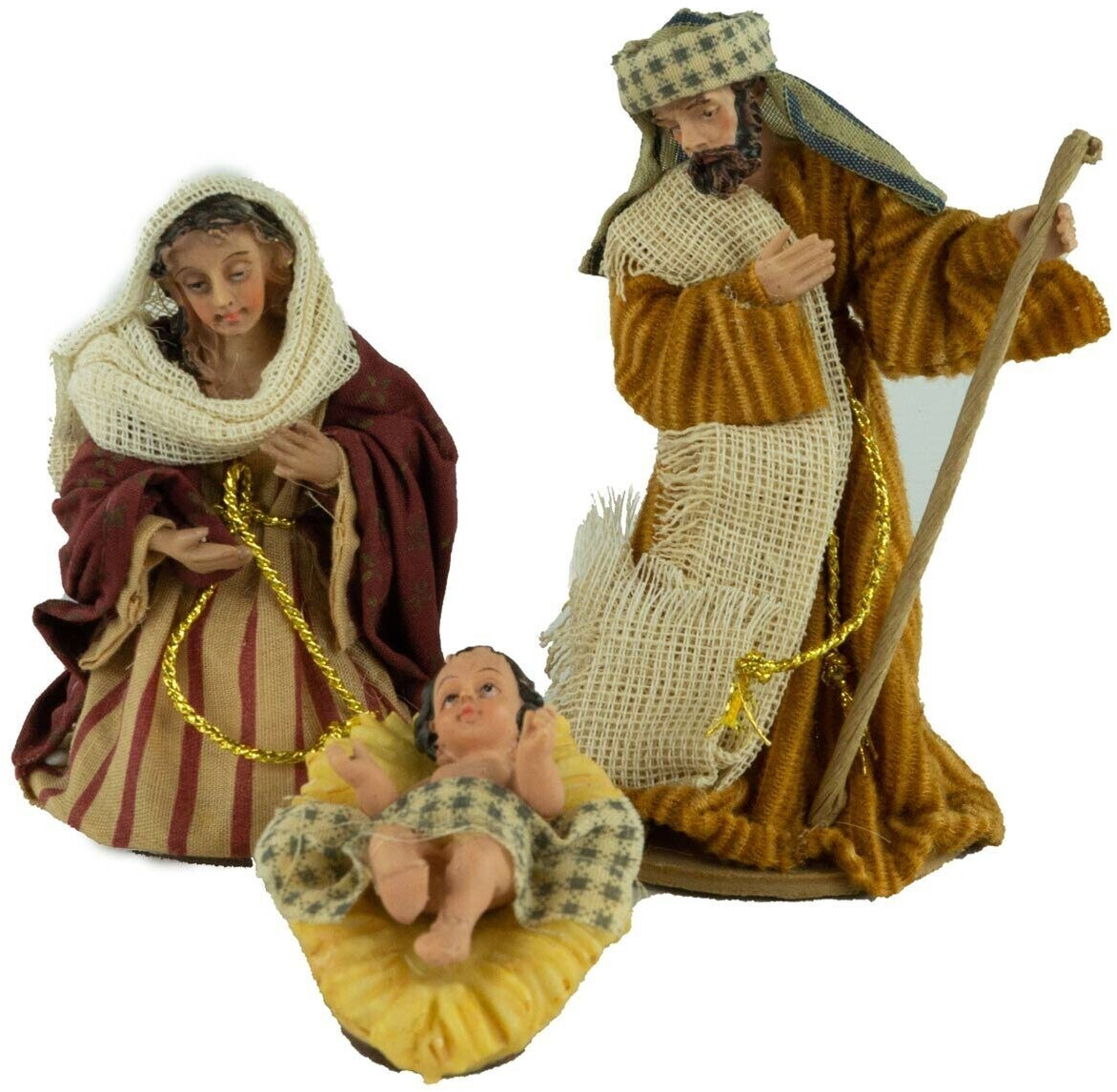 dekoprojekt Krippenfiguren mit Stoffbekleidung 4,5–13 cm 6-tlg. 13cm (K114)  ab 39,95 € | Preisvergleich bei