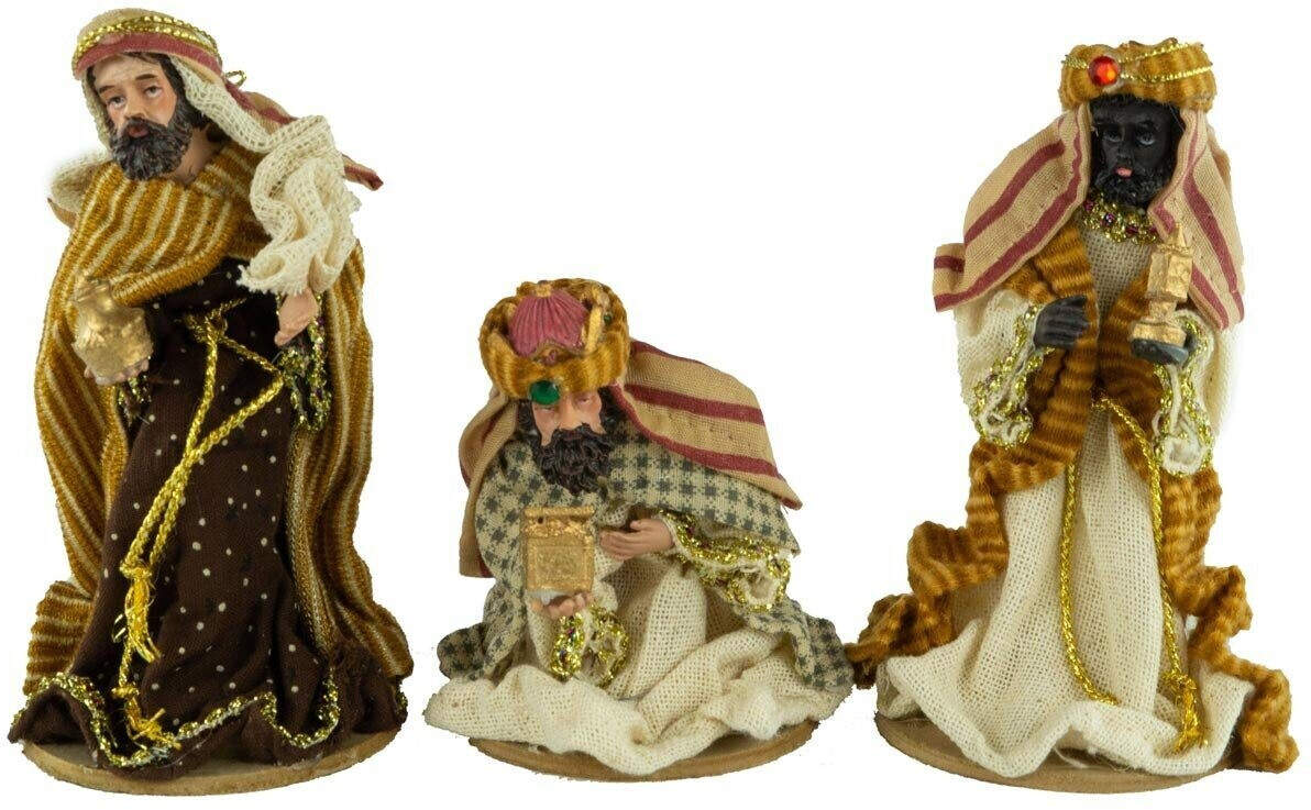 dekoprojekt Krippenfiguren mit Stoffbekleidung 4,5–13 cm 6-tlg. 13cm (K114)  ab 39,95 € | Preisvergleich bei