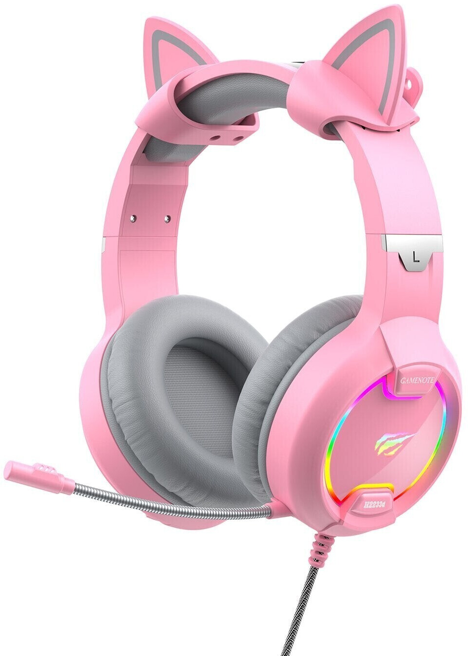 Havit H2233d Cat Ear RGB rose