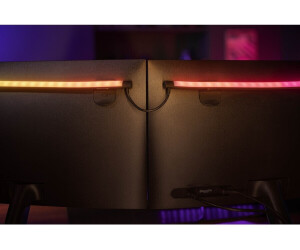 Lampe connectée Philips Hue Play Gradient Lightstrip pour PC Gaming 24-27  Noir - Lampe connectée