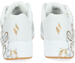 Buy Skechers Uno James Goldcrown Metallic Love white from 73.67