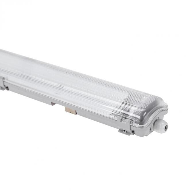 60cm LED Halterung IP65 + 2 Standard LED Leuchtstoffröhren 10W