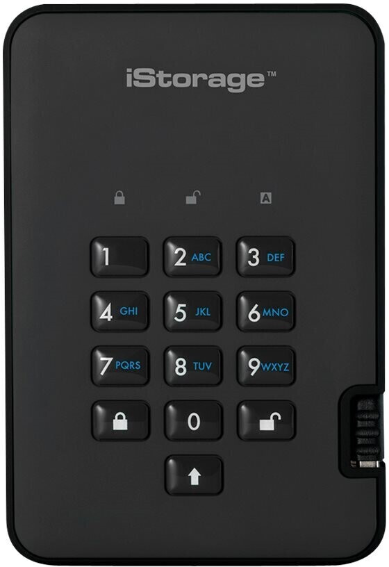 iStorage diskAshur 2-SSD 8 To noir