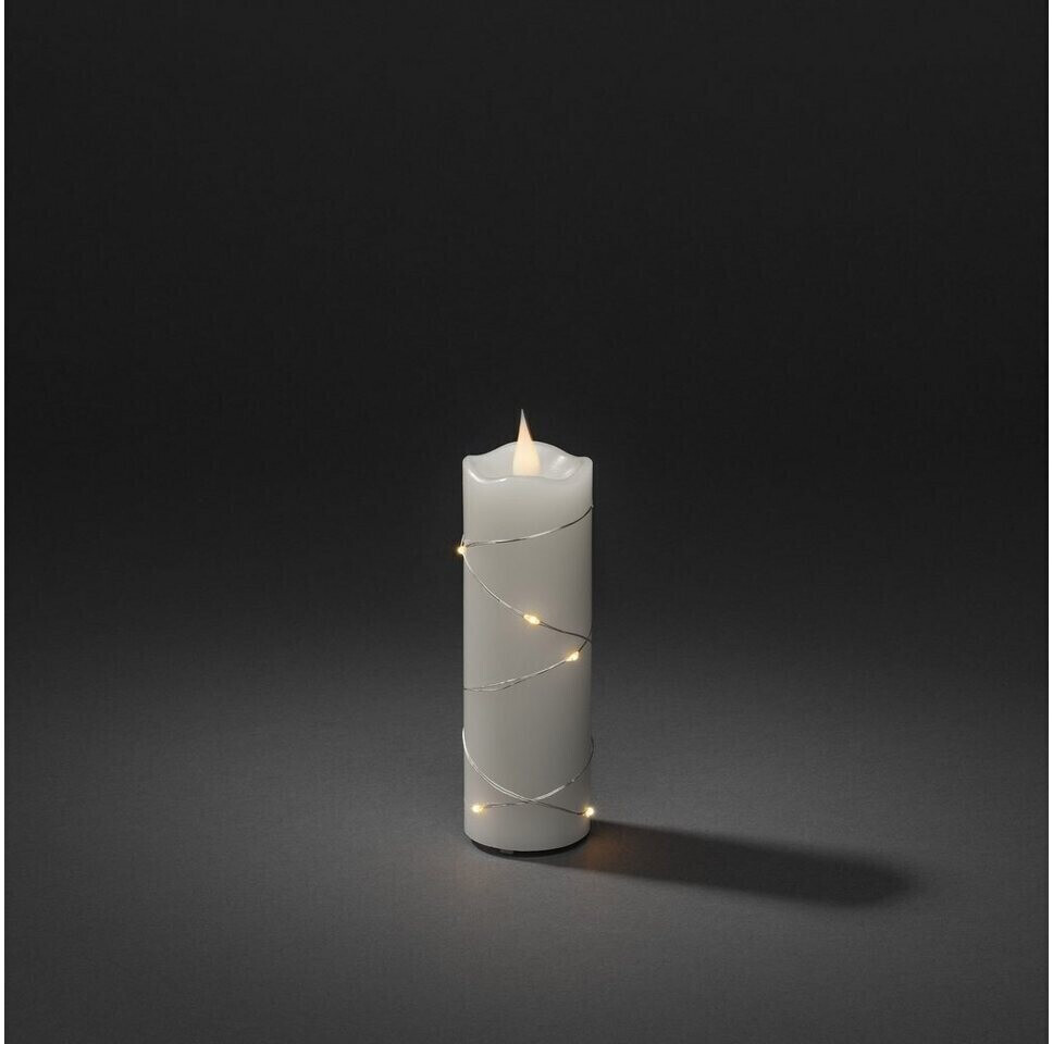 Konstsmide LED-Kerze Weiß warmweiß Ø x H: 50mm x 152mm (1825-190) ab 24,99  € | Preisvergleich bei
